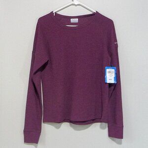 Columbia Pine Peak Long Sleeve Thermal Burgundy